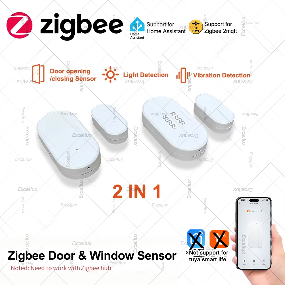 Home Security For Doors - Zigbee 3.0 capteur de fenêtre de