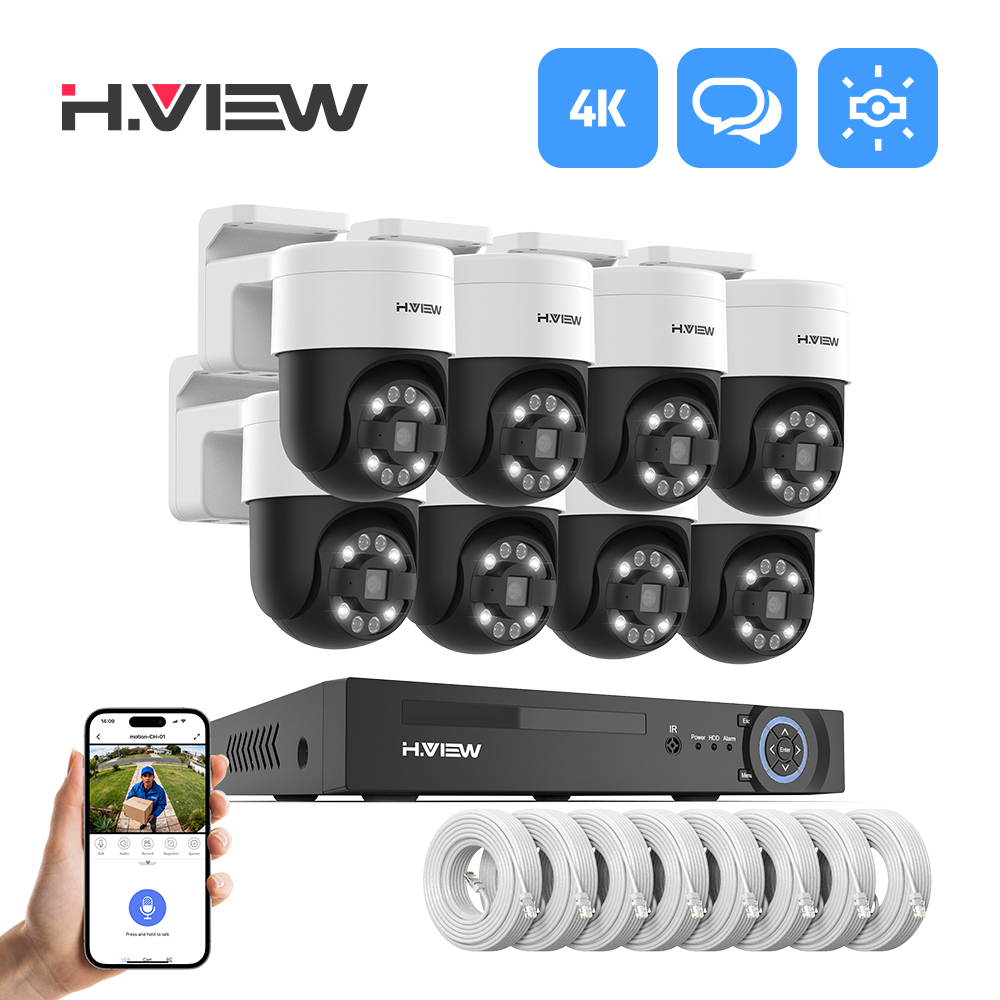 Home Security And Cctv - H.view 4K 5MP 8MP Système de