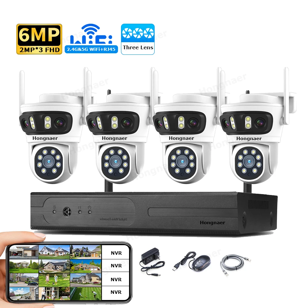 Home Security With Camera - Kit Système de Caméras de Surveillance
