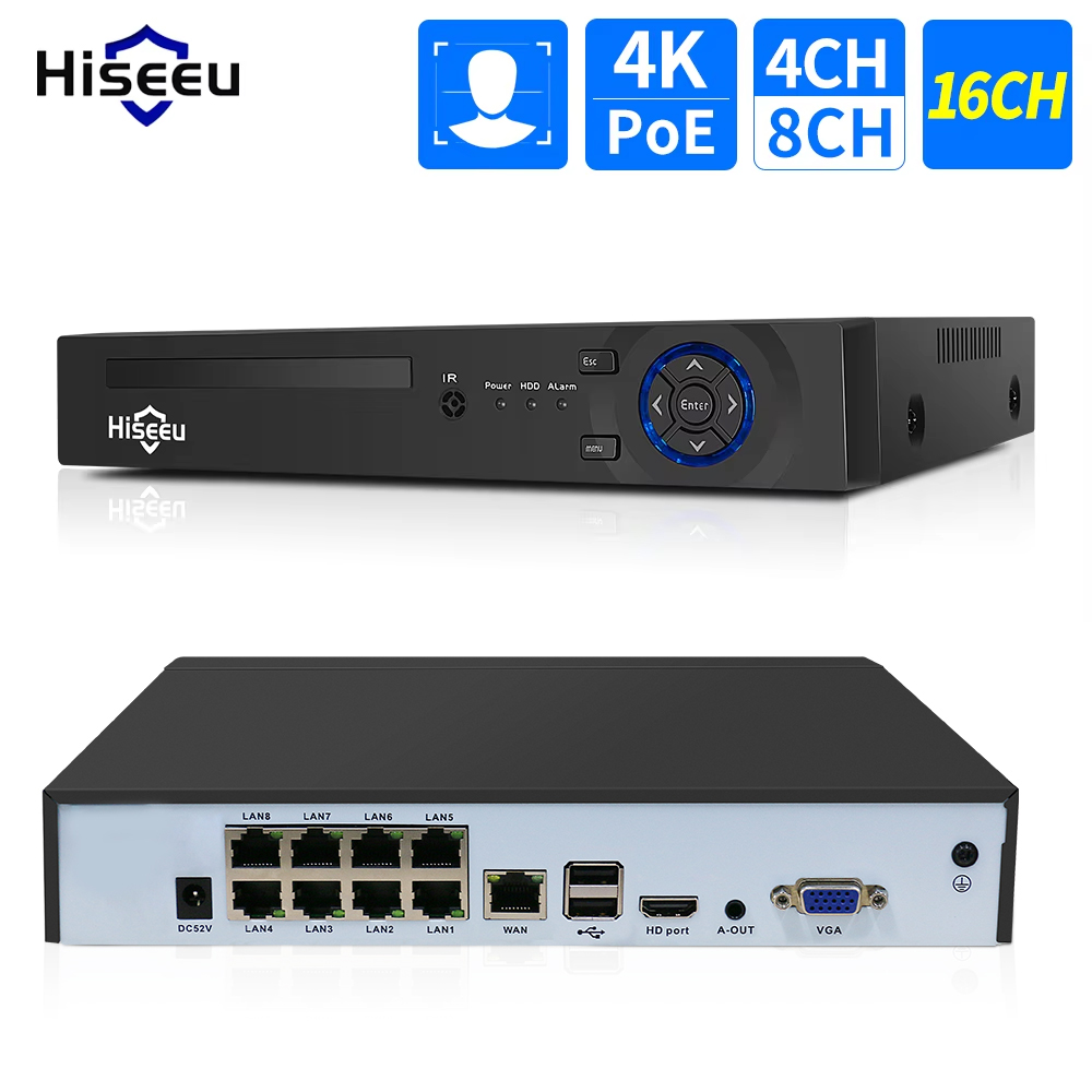 Home Security With Camera - Hiseeu – Kit de système de