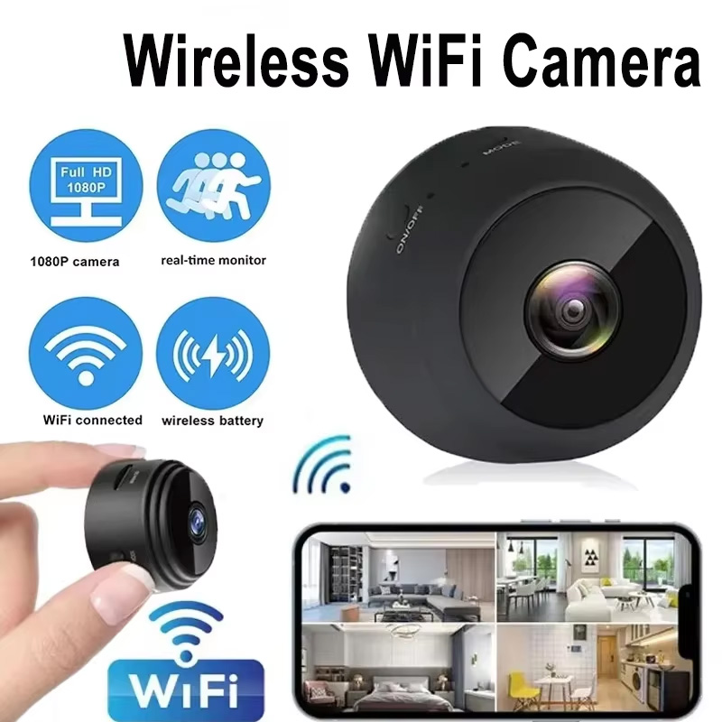 Home Security With Camera - Nouveau A9 caméra Wifi 1080p HD
