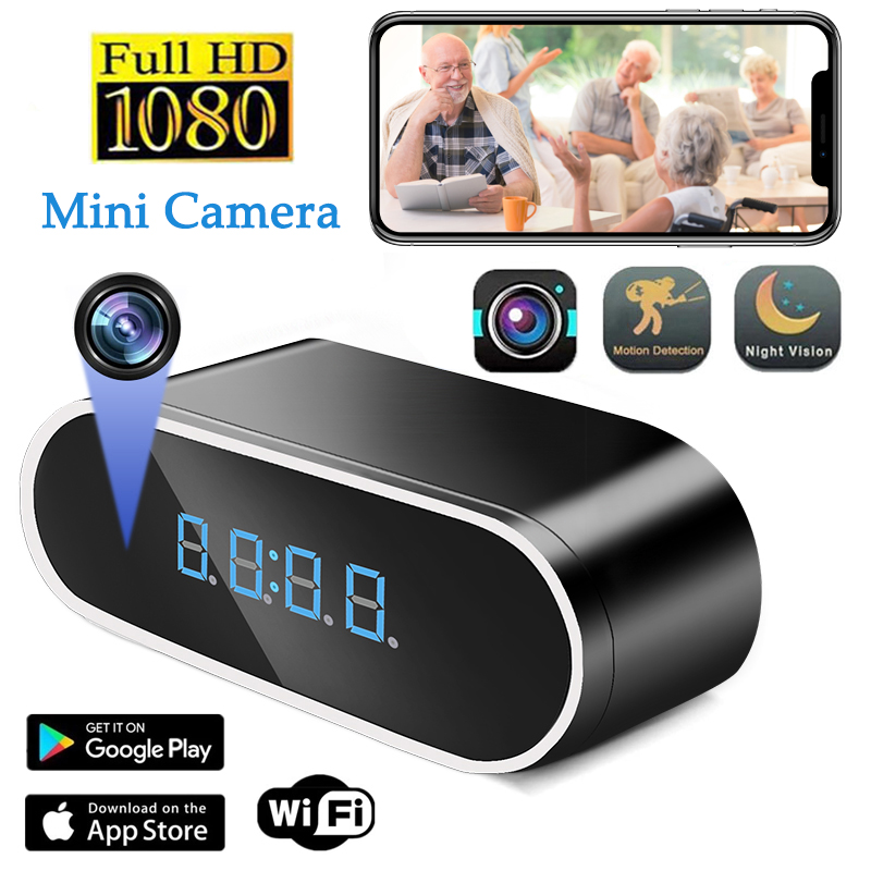 Hidden Camera Clock - Full HD 1080P réveil Mini caméra