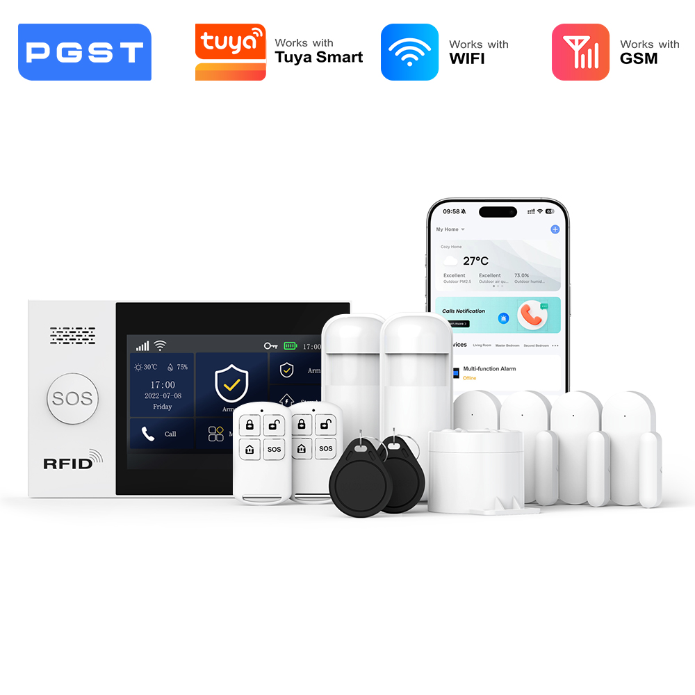 Home Security System Installation - PGST alarme intelligente anti vol kit