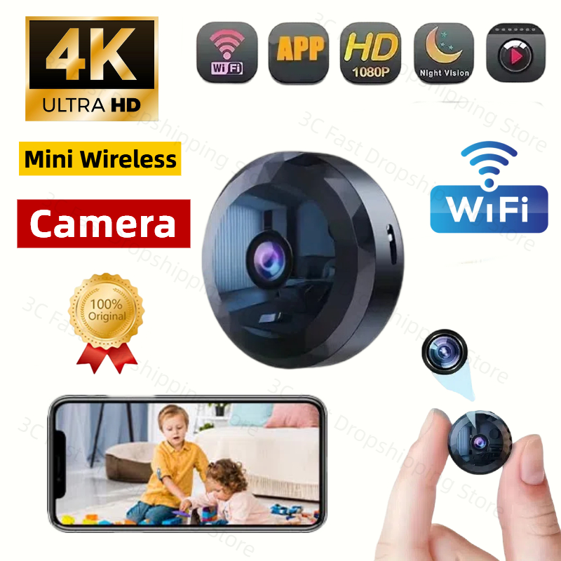 Hidden Camera Clock - Mini caméra de sécurité sans fil