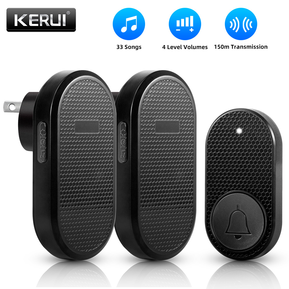 Home Security Bell - Sonnette intelligente sans fil M558, alarme