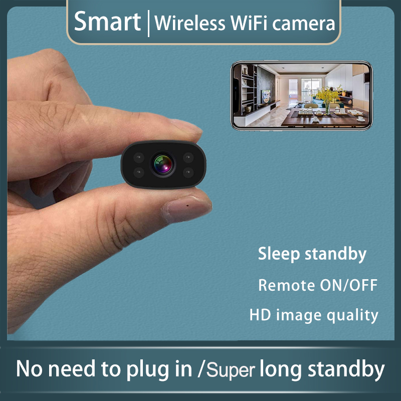 Home Security Features - Mini caméra de sécurité domestique sans