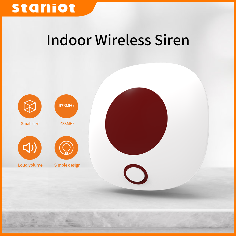 Home Security Siren - Staniot – sirène d'intérieur sans fil