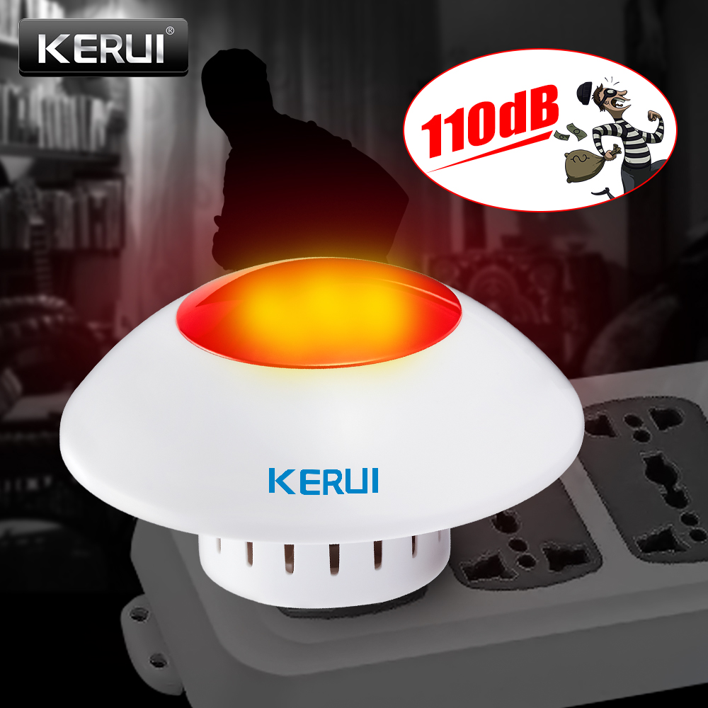 Home Security Siren - KERUI J009 sirène intérieure forte sans