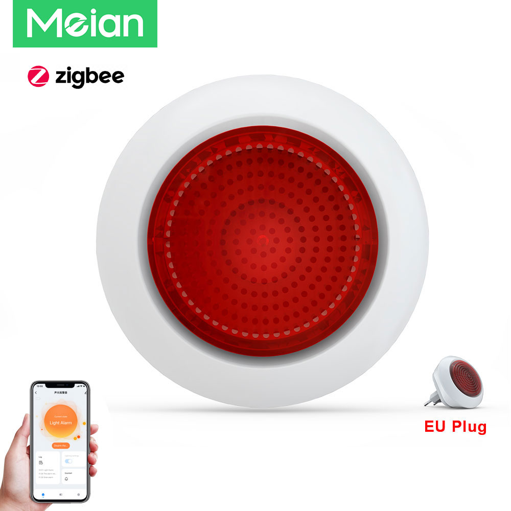 Home Security Siren - Sirène d'alarme sonore Meian Flash Tuya