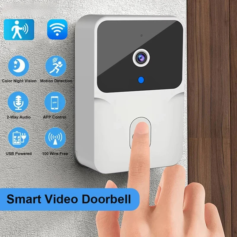 Home Security System Installation - Sonnette vidéo WiFi pour maison intelligente,