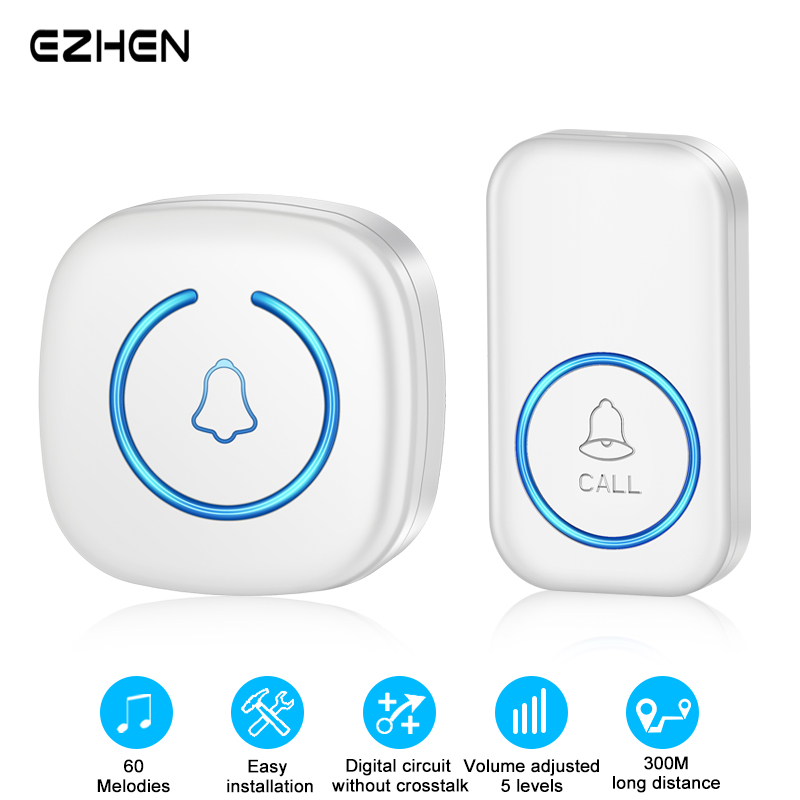 Home Security Bell - EZHEN sonnette sans fil intelligente sonnette