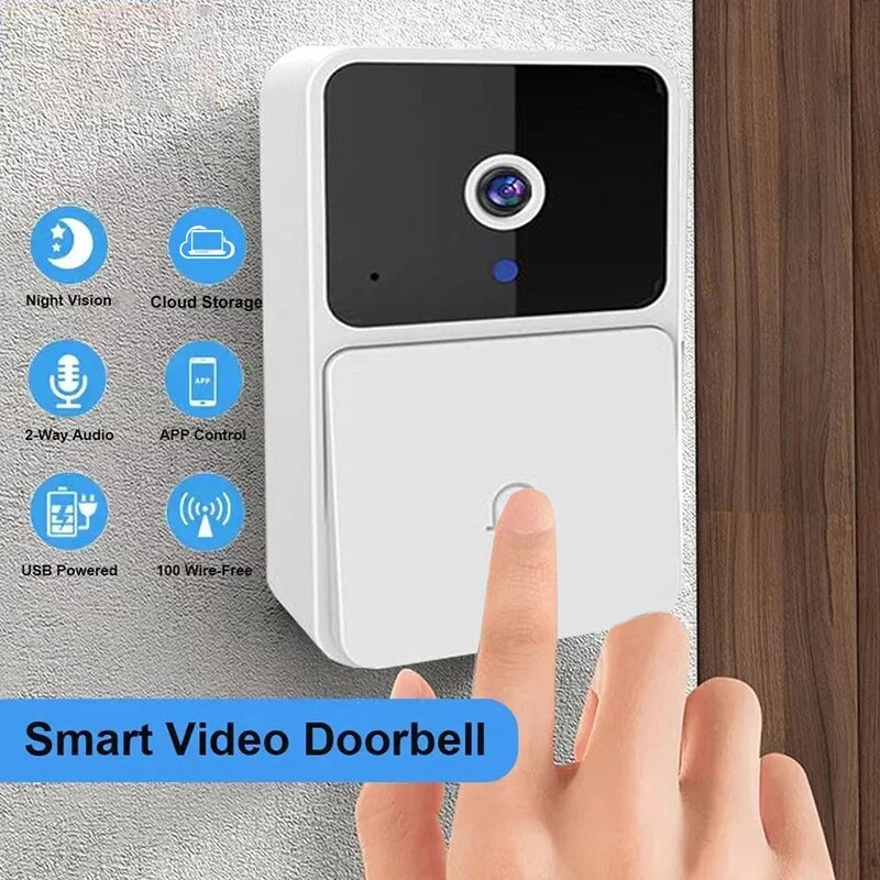 Home Security Features - Sonnette vidéo WiFi sans fil pour