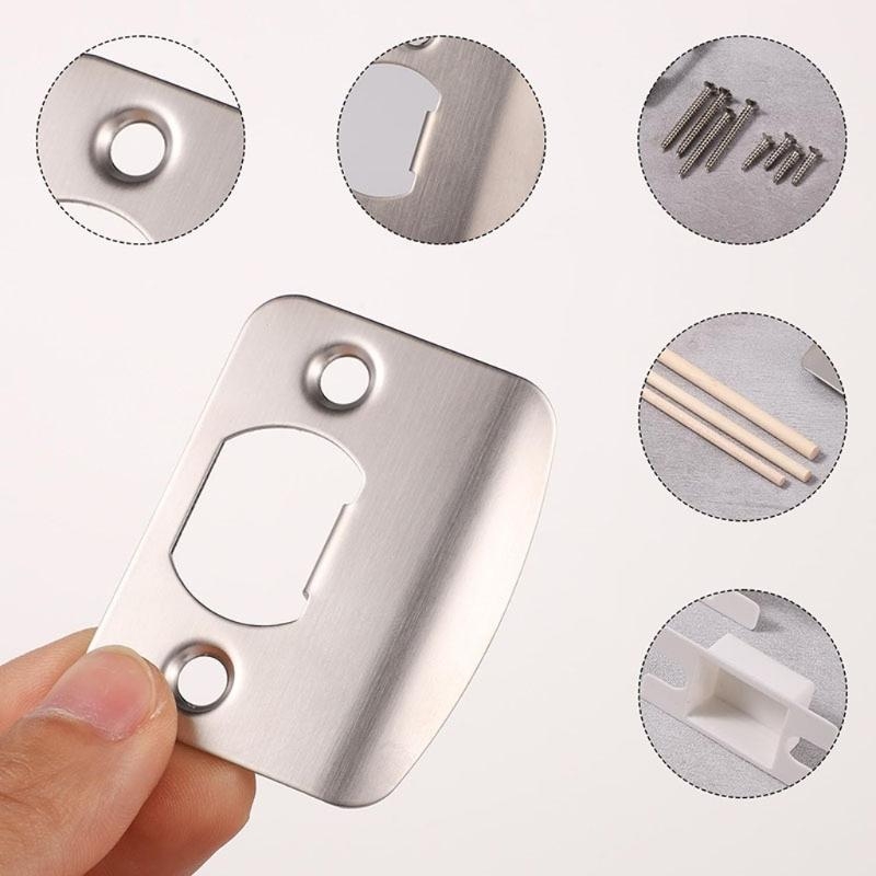 Home Security For Doors - Ensemble plaques gâche porte, loquets serrure
