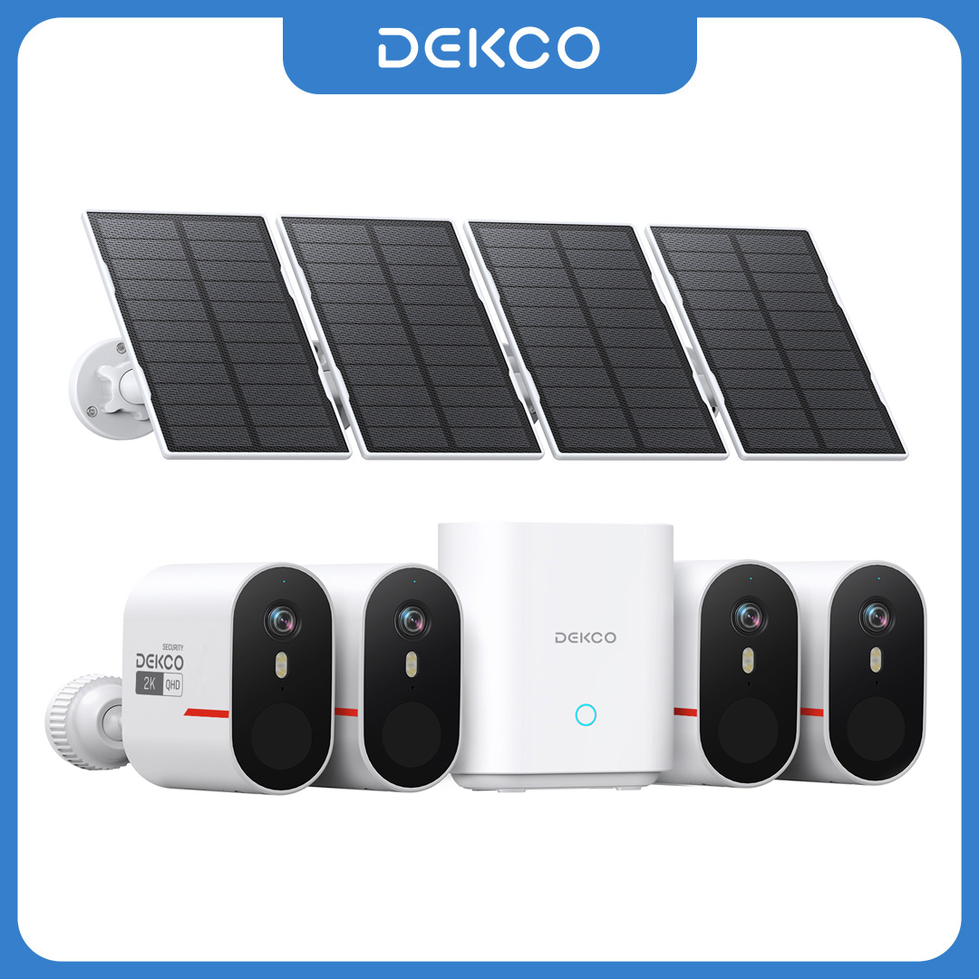 Home Security And Cctv - Système de caméra solaire WiFi Dekco
