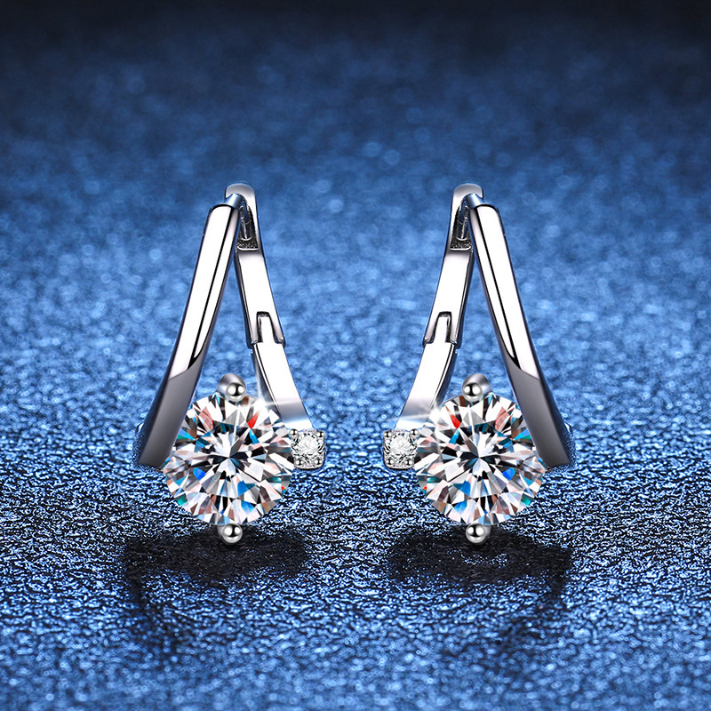 Home Security Companies - Boucles d'oreilles en platine et diamant