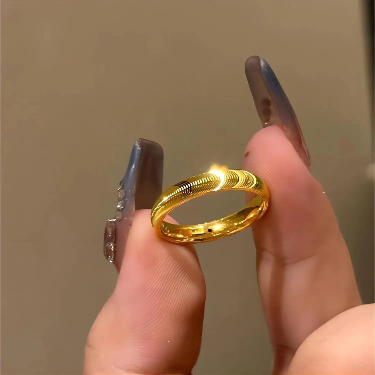 Bague en or pur 24 carats Eter - Home Security Companies avis et prix