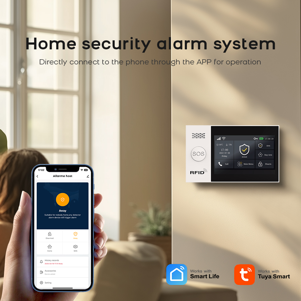 PG-107 Tuya sans fil maison WI - Home Security System Installation avis et prix