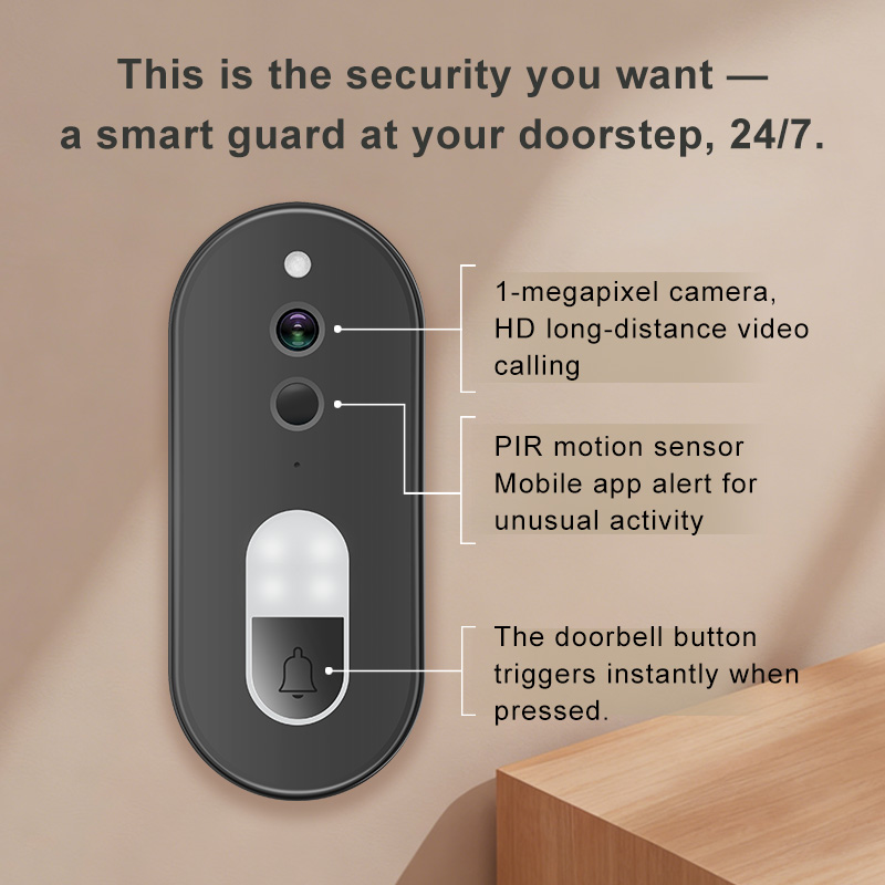 Sonnette vidéo sans fil WiFi T - Home Security Bell avis et prix