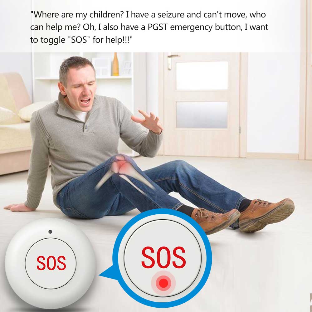 Bouton SOS sans fil, sonnette  - Home Security Siren avis et prix