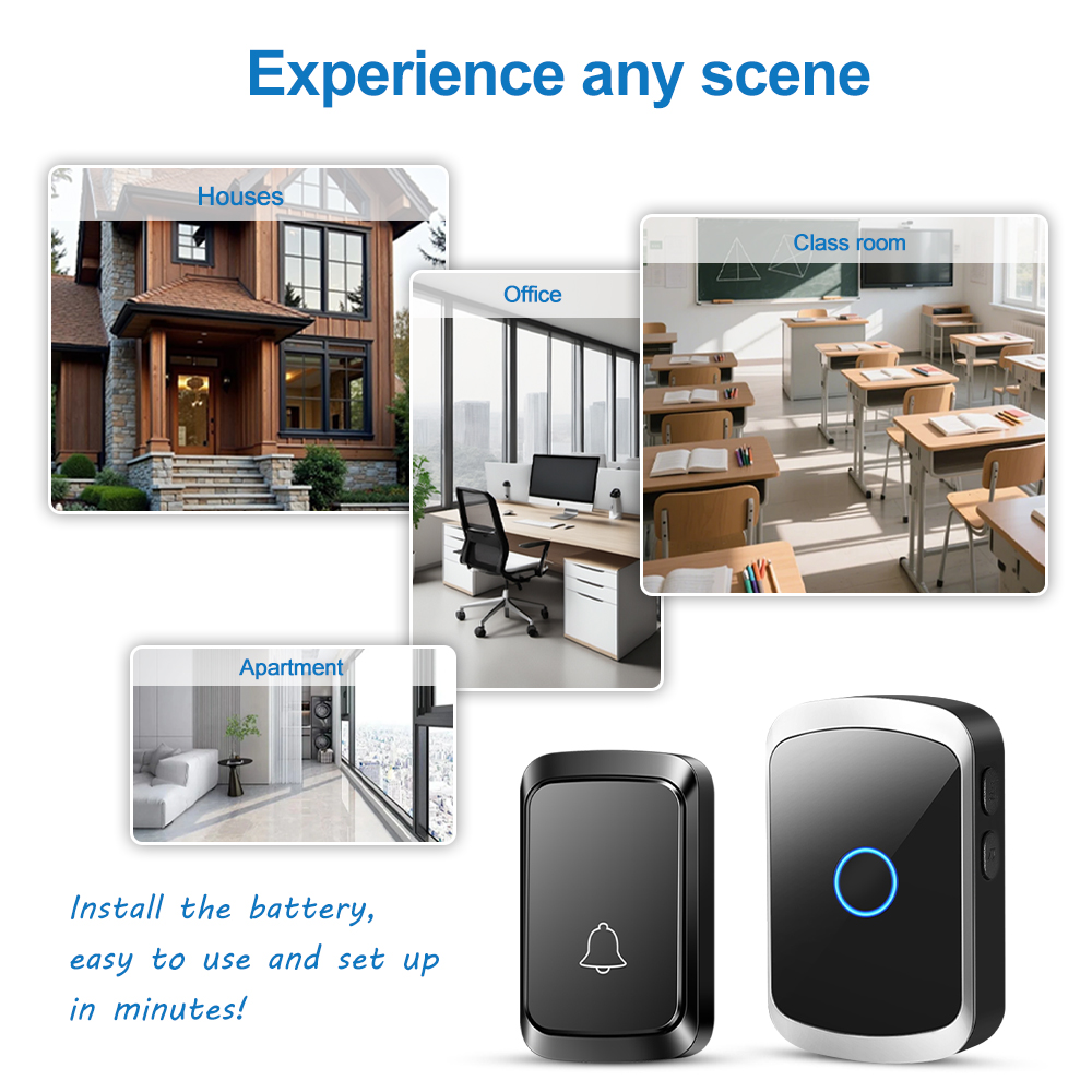 Kit de carillon de porte intel - Home Security Bell avis et prix