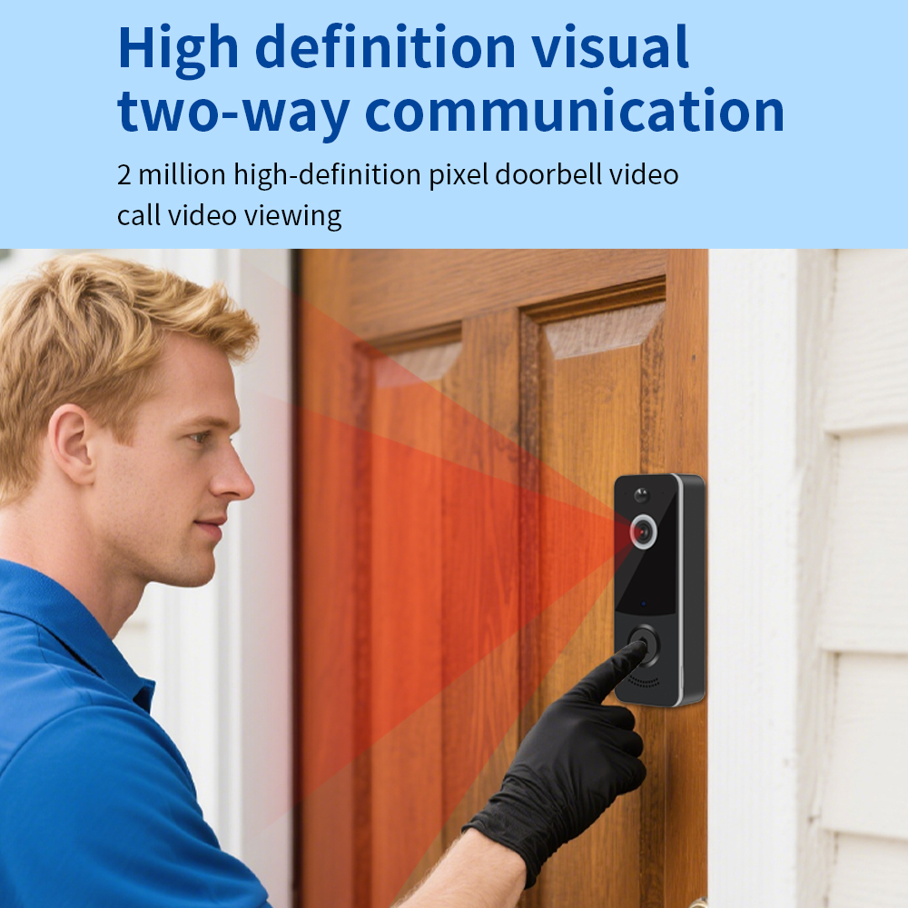 Sonnette vidéo WIFI 1080P, app - Home Security Bell avis et prix