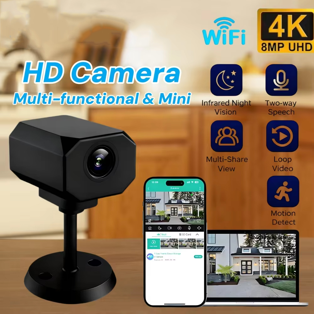 Caméra de sécurité WiFi HD 4K  - Home Security With Camera avis et prix