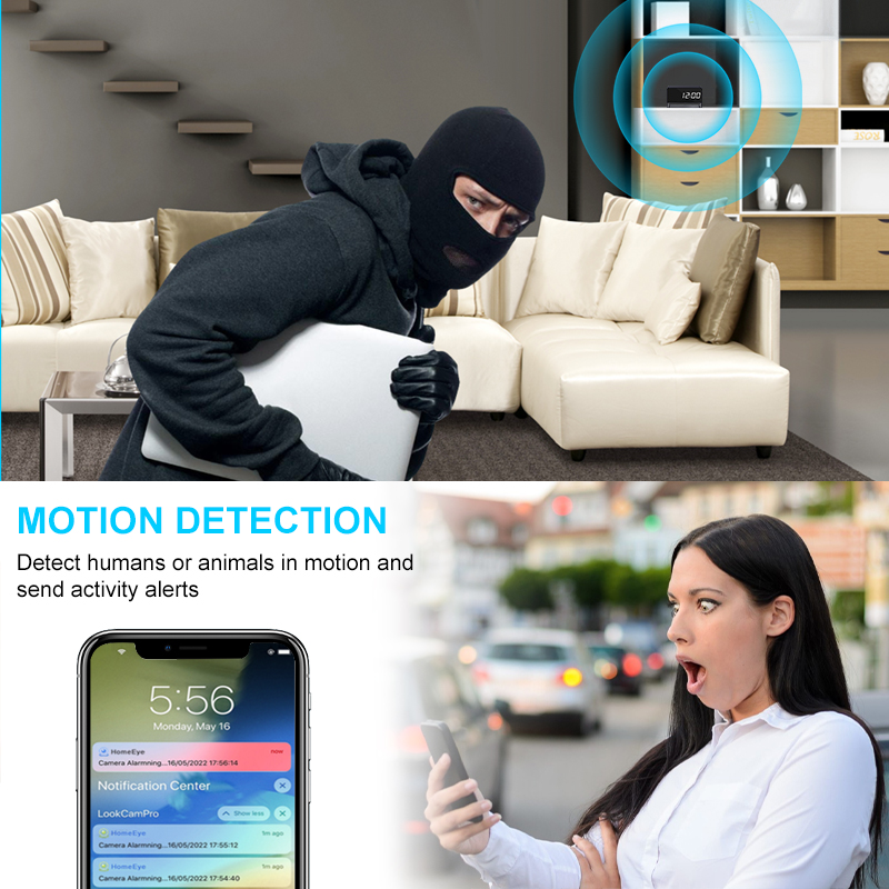 Caméra WiFi 1080P horloge numé - Hidden Camera Clock avis et prix