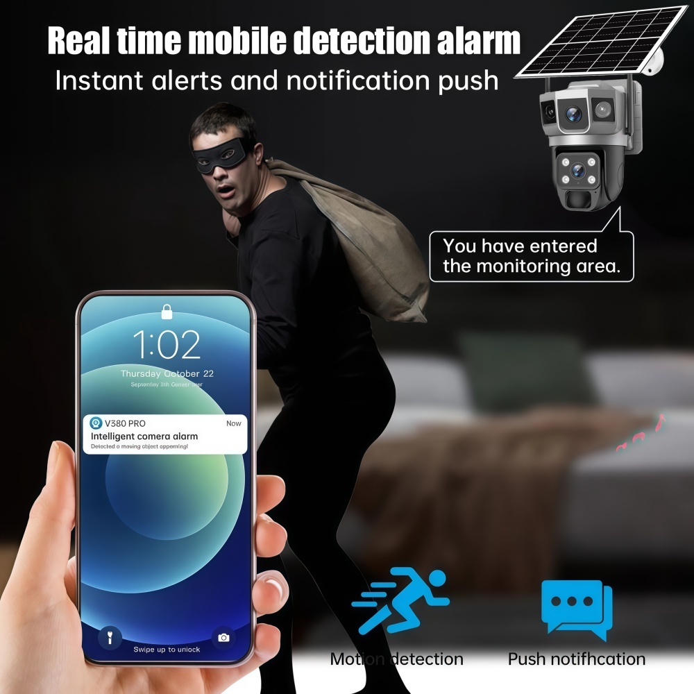 Caméra de surveillance solaire - Home Security And Cctv avis et prix