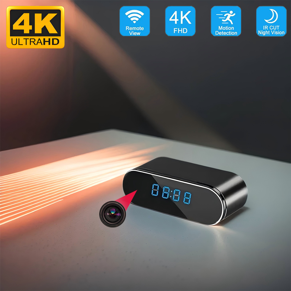 Caméra Horloge WIFI Mini 4K HD - Hidden Camera Clock avis et prix