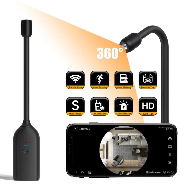 QJ700 Mini caméra WiFi HD 1080 - Hidden Camera Clock avis et prix