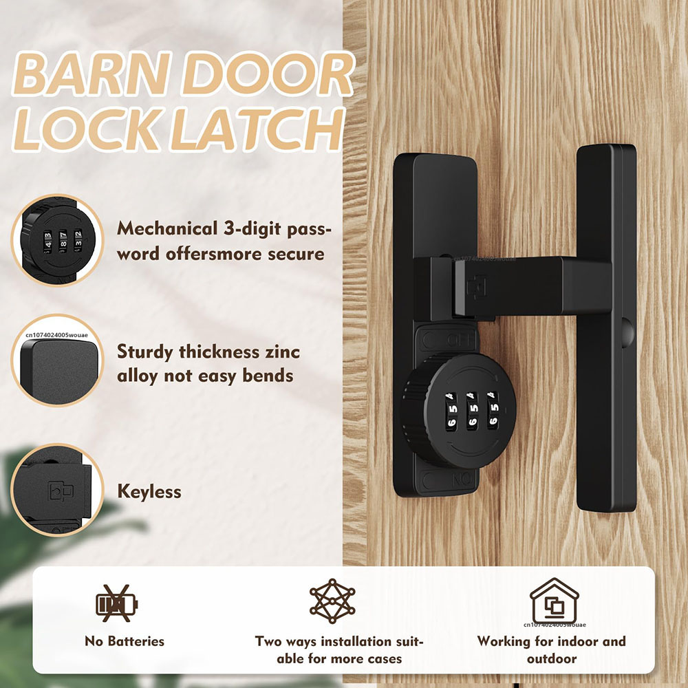 Serrure de porte de grange de  - Home Security For Doors avis et prix