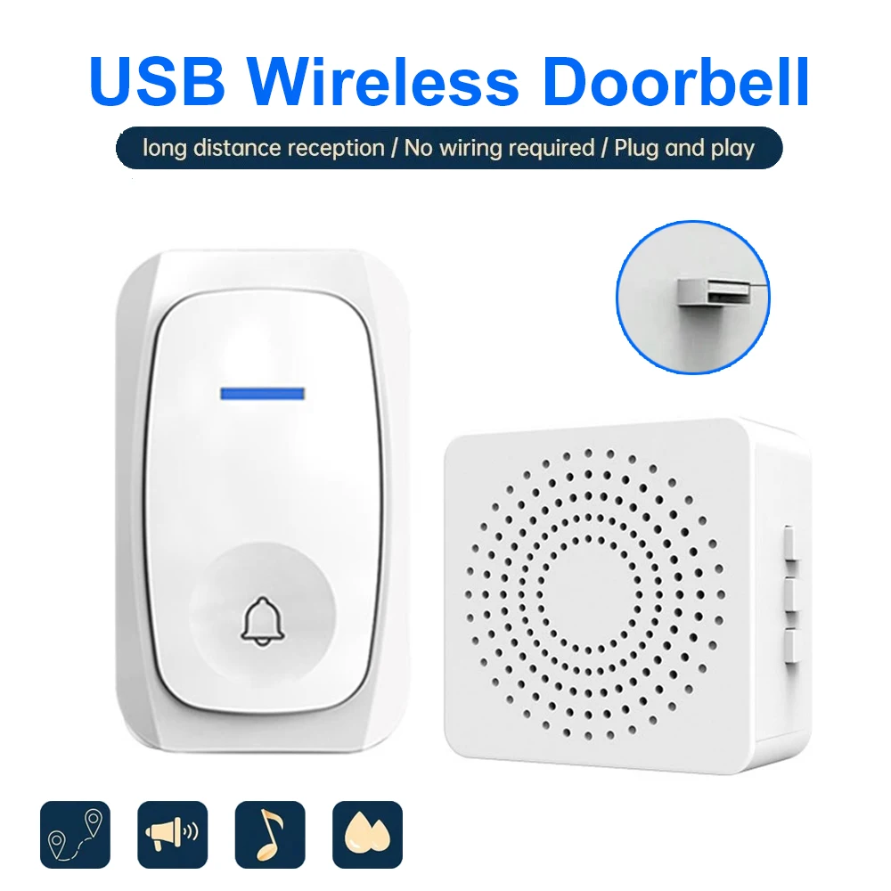 Sonnette de porte sans fil USB - Home Security Bell avis et prix