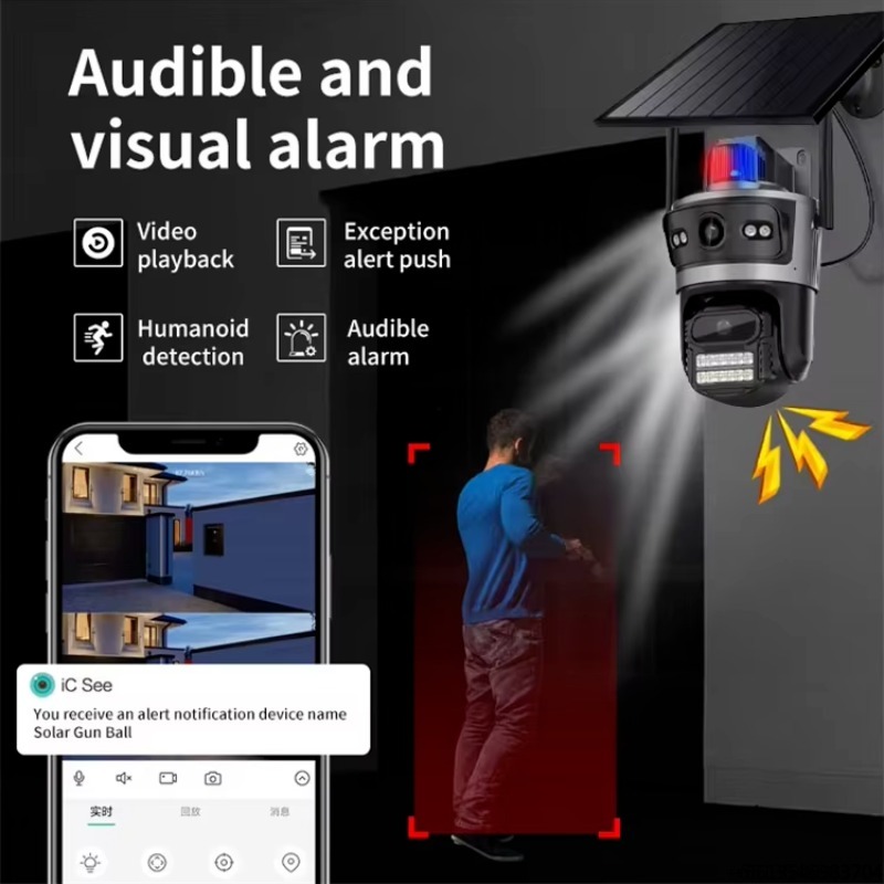 Caméra de surveillance solaire - Home Security And Cctv avis et prix