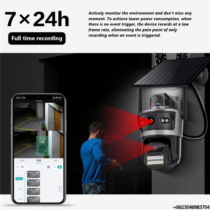 Caméra de surveillance solaire - Home Security And Cctv avis et prix