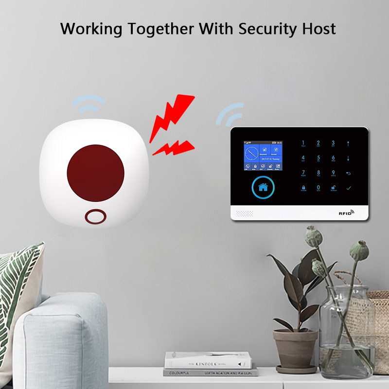 Sirène sans fil d'intérieur 43 - Home Security Siren avis et prix