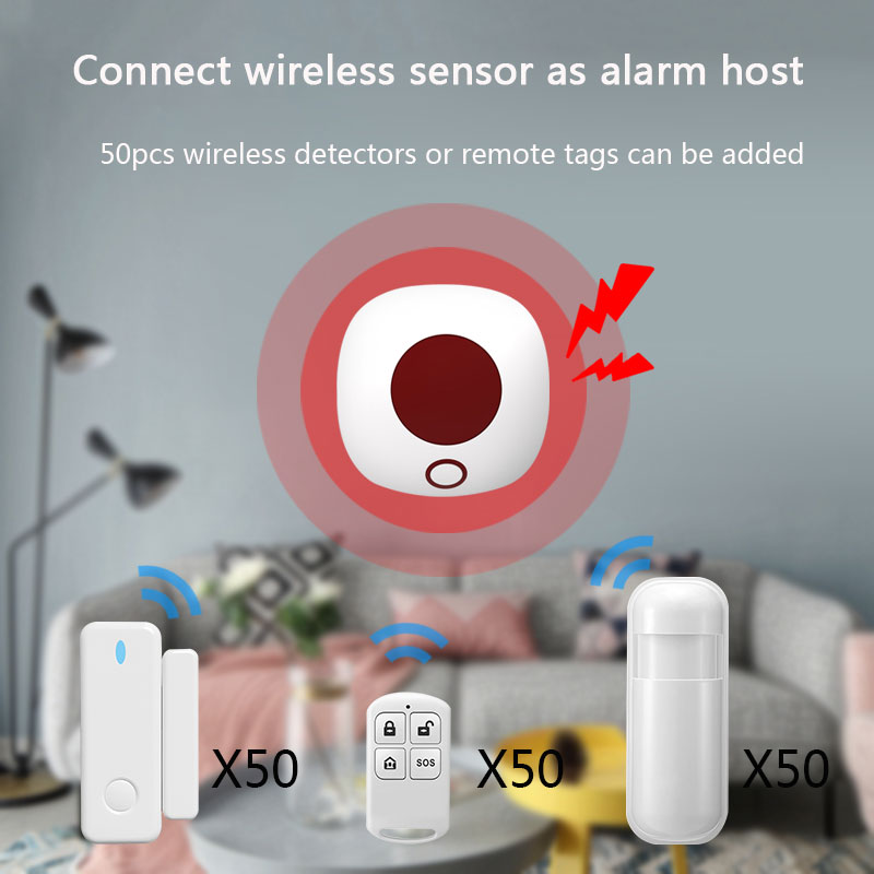 Sirène sans fil d'intérieur 43 - Home Security Siren avis et prix