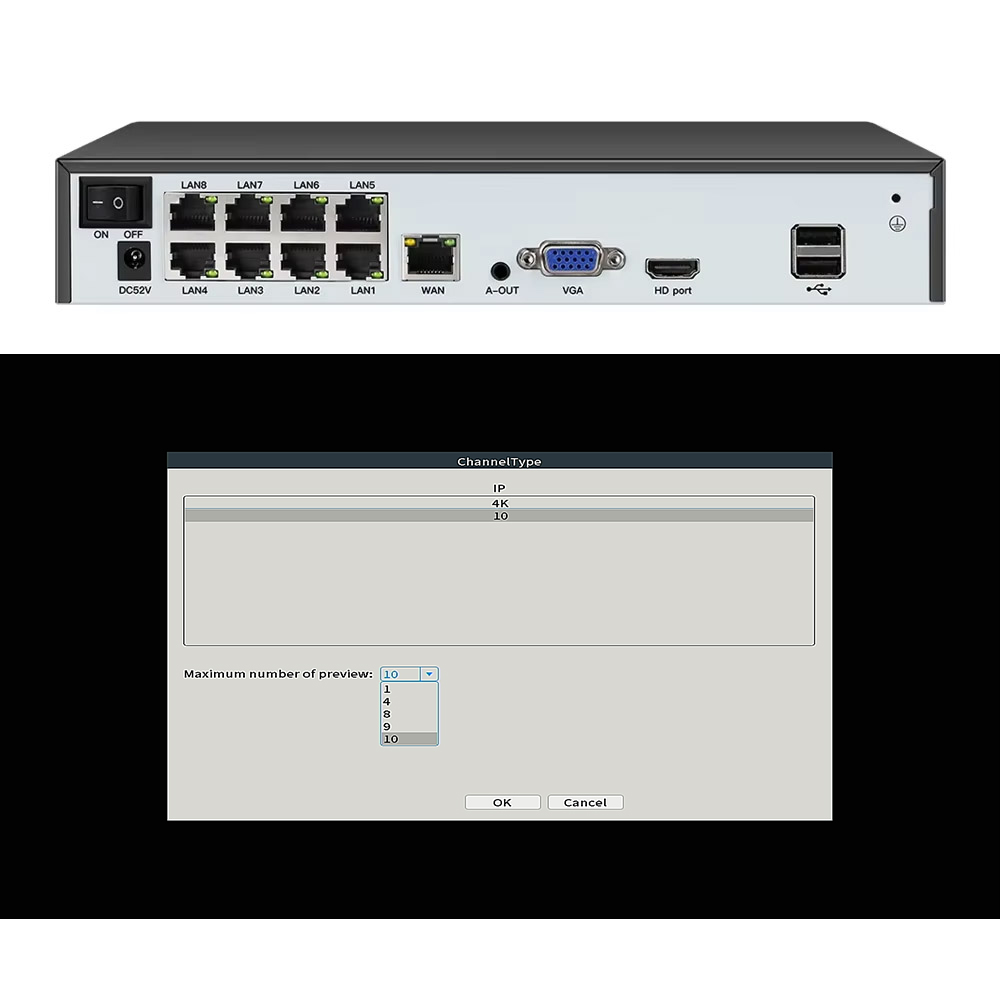 Détection faciale H.265 8ch *  - Home Security With Camera avis et prix