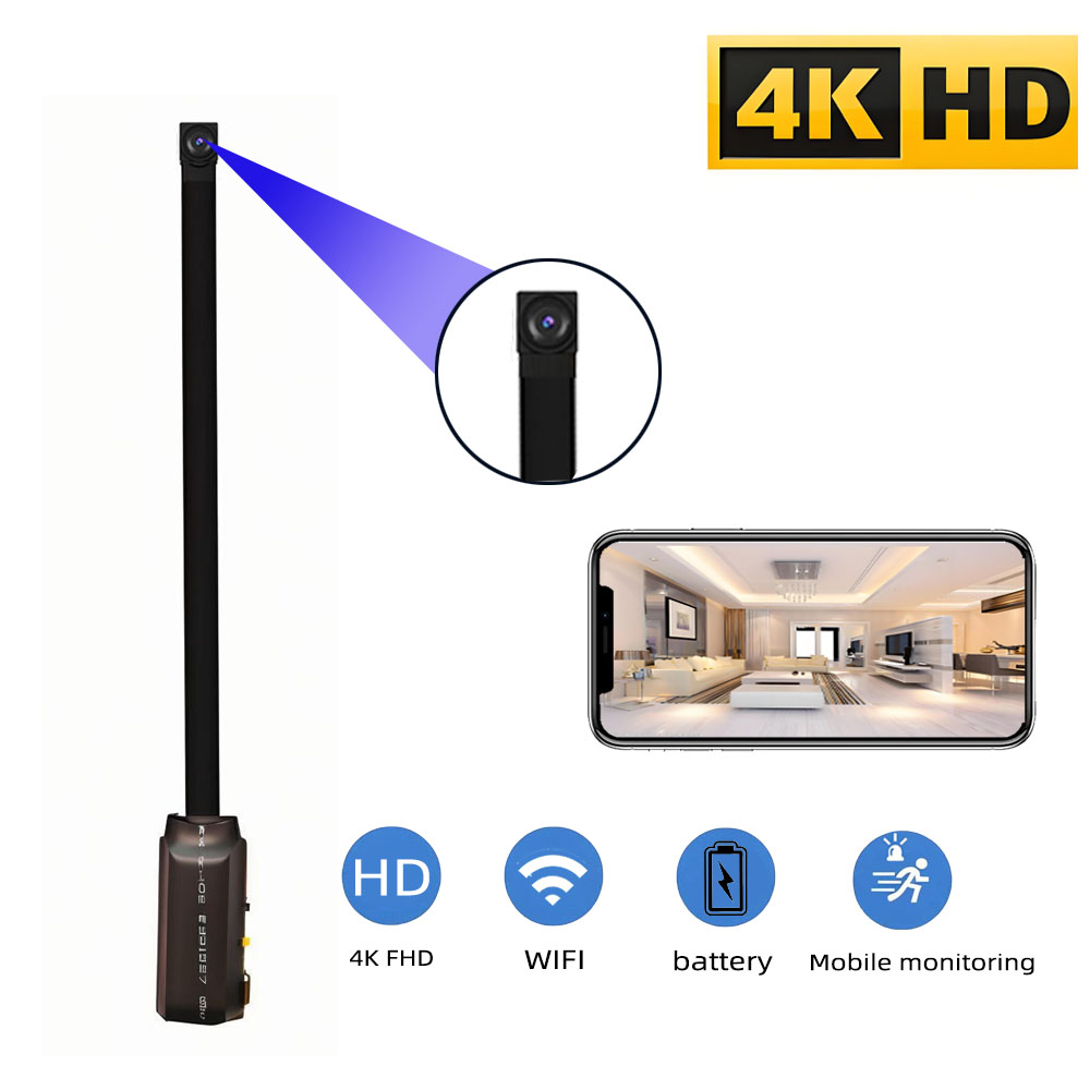 Mini caméra WiFi HD 4K, prend  - Hidden Camera Clock avis et prix
