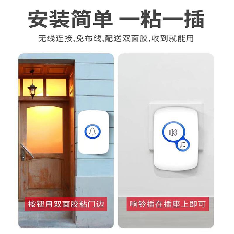 Sonnette sans fil d'accueil po - Home Security Bell avis et prix