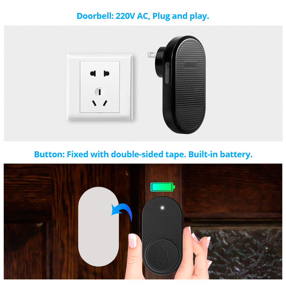 Sonnette intelligente sans fil - Home Security Bell avis et prix