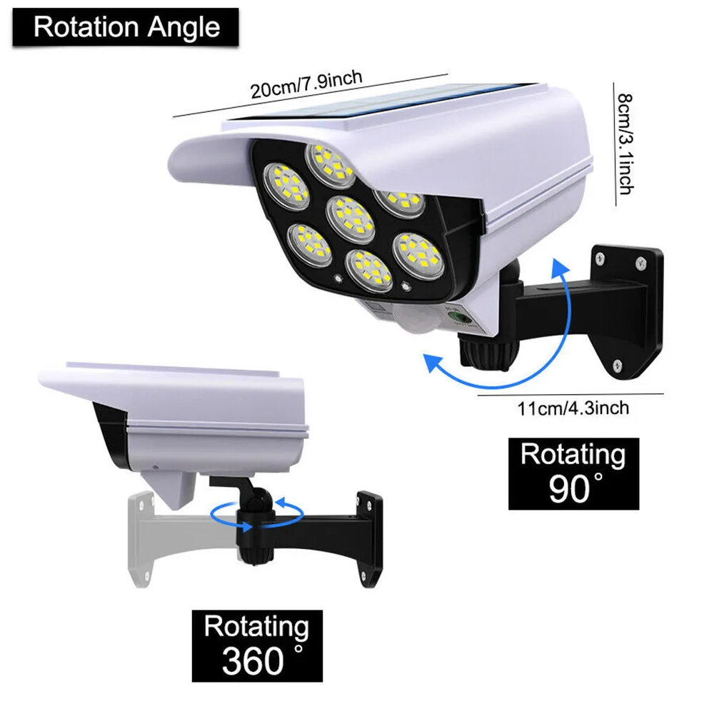 Lumière solaire extérieure cap - Home Security With Camera avis et prix