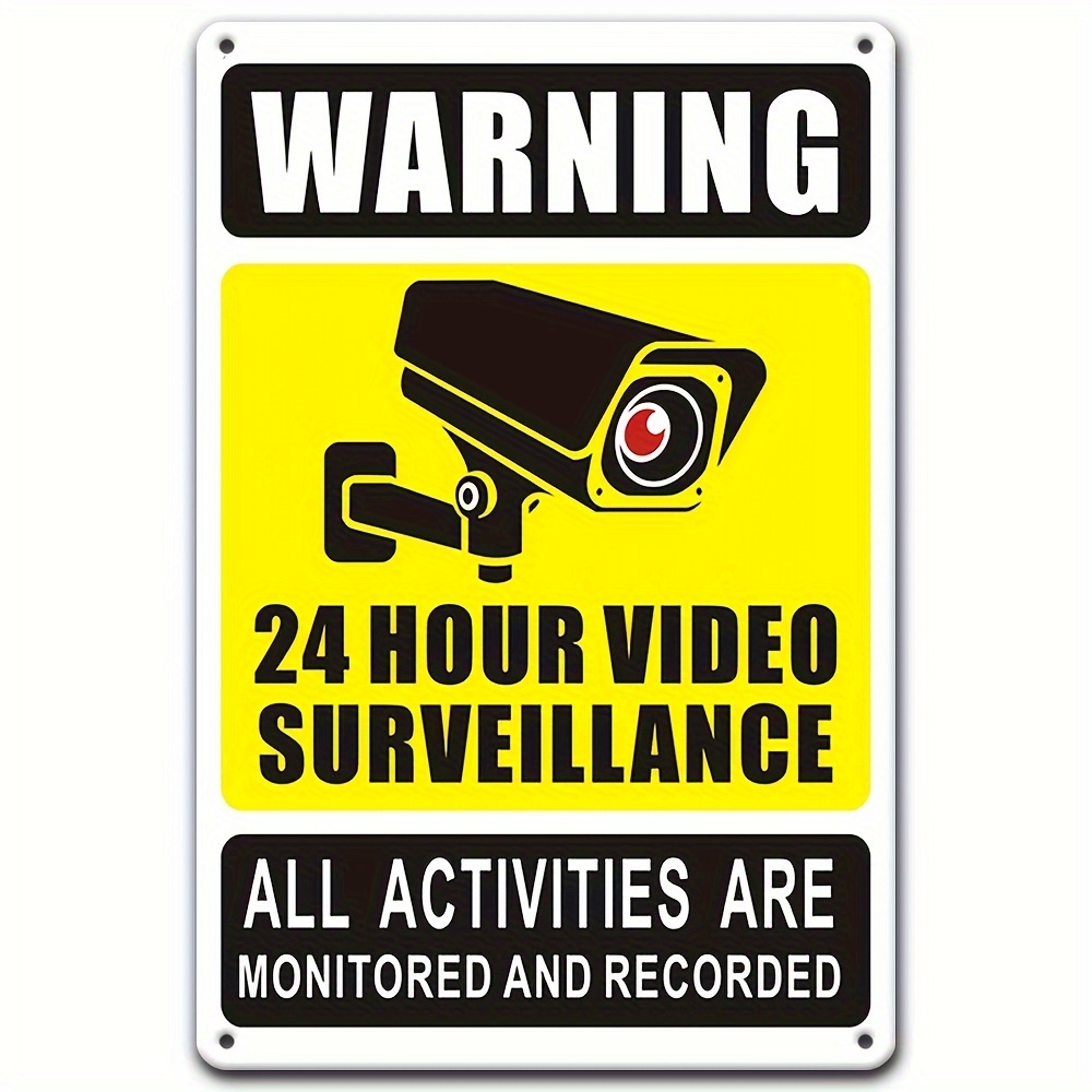 Panneau d'avertissement de vid - Home Security With Camera avis et prix