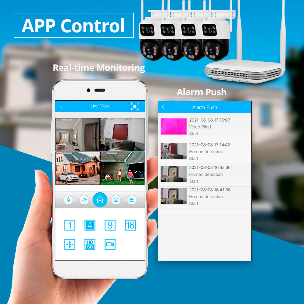 KERUI Étanche 6MP HD Sans Fil  - Home Security Bell avis et prix