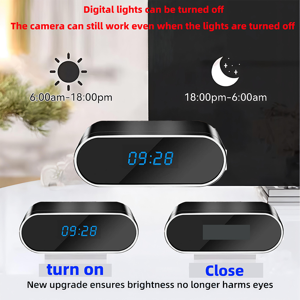 Nouvelle caméra mini-ventilate - Hidden Camera Clock avis et prix