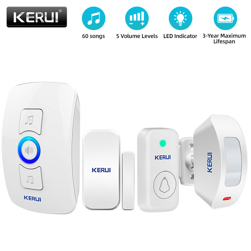KERUI sonnette sans fil sécuri - Home Security Bell avis et prix