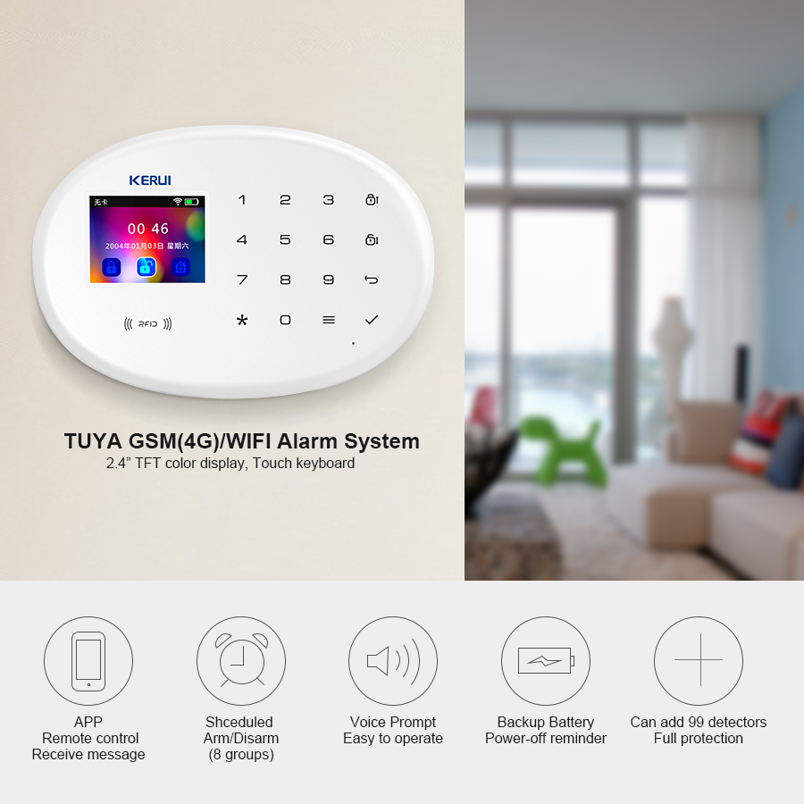 KERbiomWAth- Kit de système d' - Home Security System Installation avis et prix