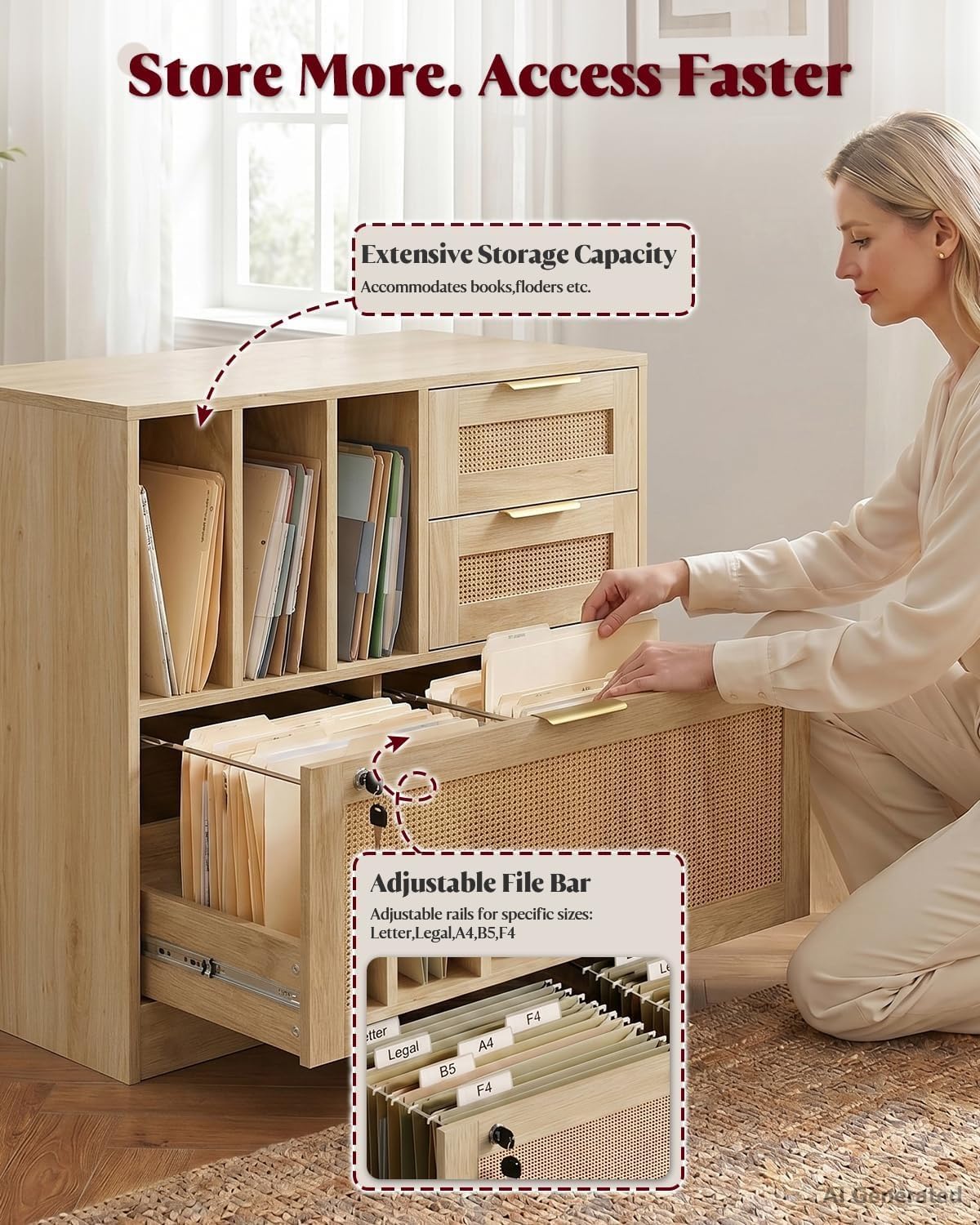 Armoire de classement latérale - Home Security Features avis et prix