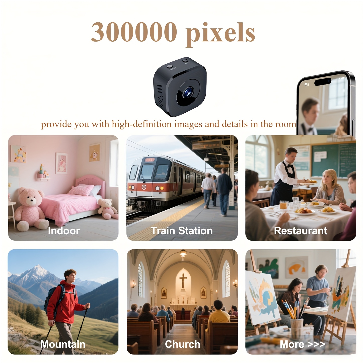 1080P HD Mini caméra WiFi sécu - Home Security With Camera avis et prix