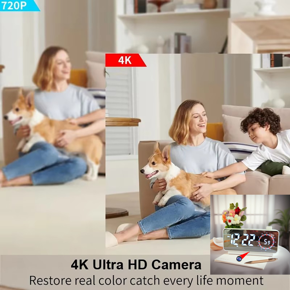 Caméra mini-ventilateur WiFi H - Hidden Camera Clock avis et prix