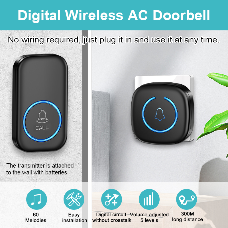 EZHEN sonnette sans fil intell - Home Security Bell avis et prix